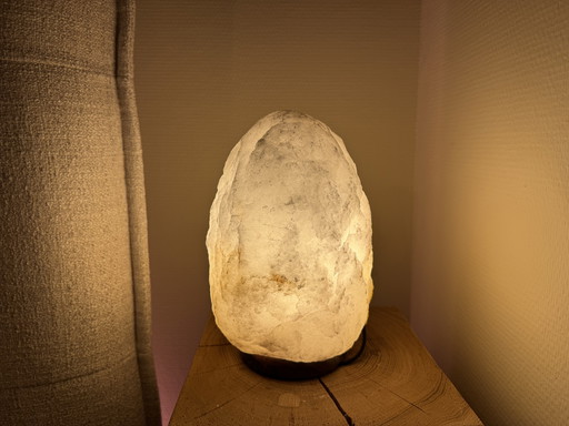 Zoutlamp wit - 6,2 kg - 24,5 cm