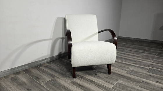 Image 1 of Art Deco Lounge Chair by Jindrich Halabala, 1940s