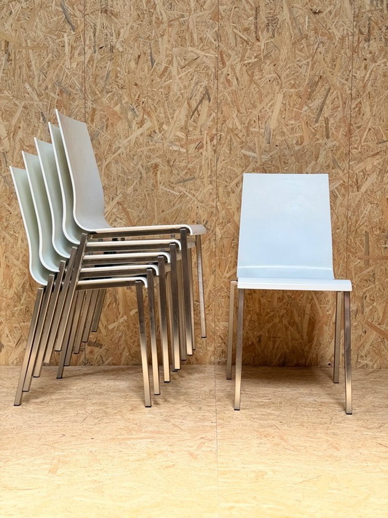 Image 1 of 6 chaises Pedrali Kuadra