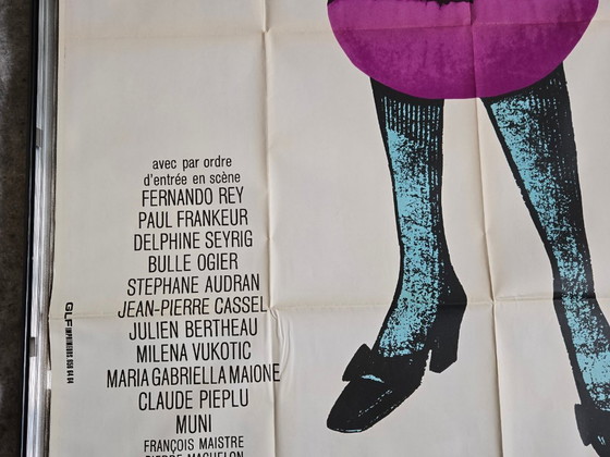 Image 1 of ORIGINELE VINTAGE POSTER 120x160cm DE DISCRETE CHARME VAN DE BOURGEOISIE BUNUEL