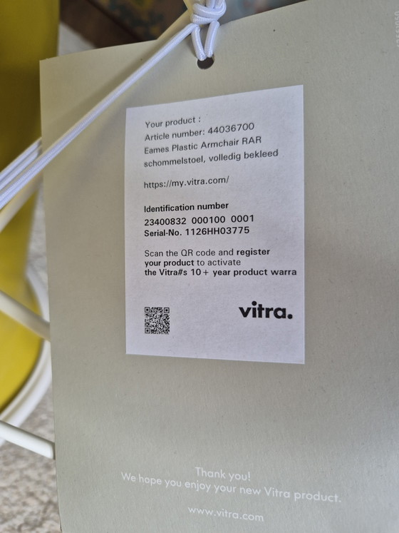 Vitra RAR Rocking chair, Jaune Moutarde – Chrome, Wool (photo 8 of 9)