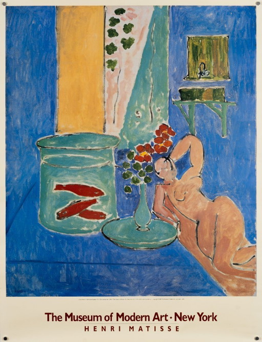 Henri Matisse The Museum of Modern Art – 1987 – Original Vintage Exhibition Poster by Henri Matisse – Modern Art – 92x70.5 cm
