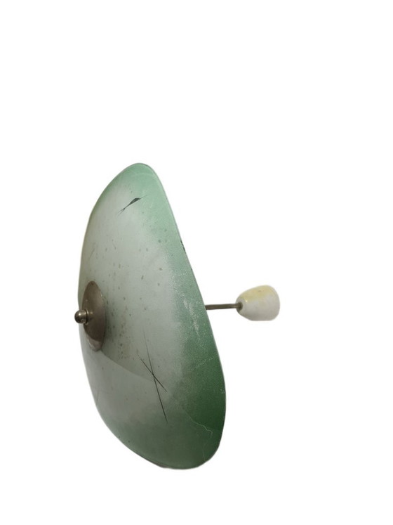 Kroonluchter in postmoderne stijl, Polen, jaren 1950 – Glass, Metal (photo 2 of 9)