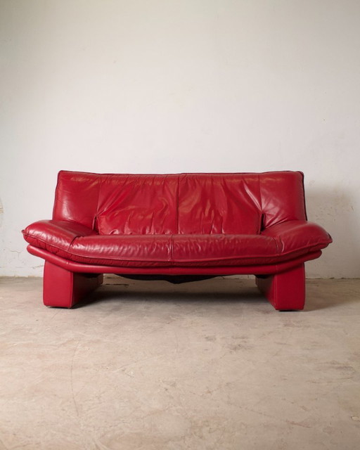 Sofá modelo Ambassador vintage, Nicoletti Salotti, Italia, años 80