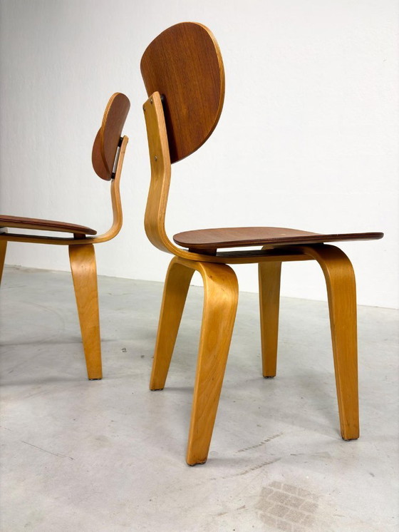 Image 1 of Set Pastoe SB02 Dining Room Chairs by Cees Braakman