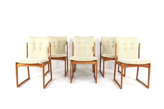 Image 1 of Set of 6 Vamdrup dining chairs vintage Danish