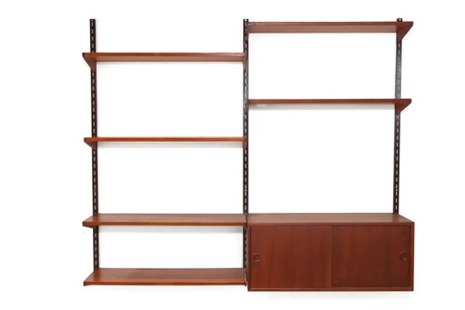 Teak Kai Kristiansen wall system for FM Mobler – wandrek, Metal, Scandinavian (photo 2 of 4)