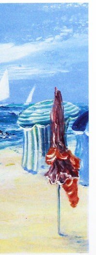 Desnoyers, Serge - A La Plage - Handsigned - Color lithograph