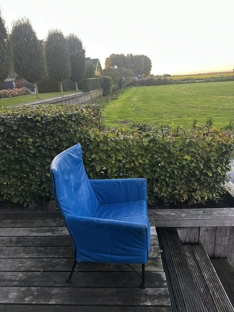 Montis Charly, cuero azul – Sillones, Metal (photo 5 of 5)