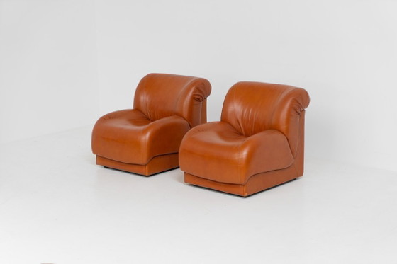 Modular Sofa by Doimo Salotti (Italy, 1970s). – Leather, Vintage (photo 23 of 24)