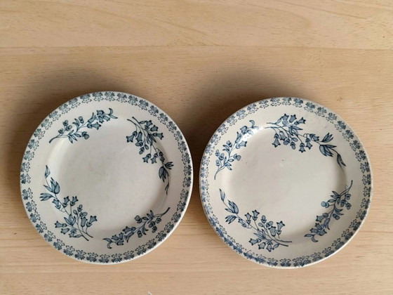 4 platos de loza, Grigny — modelo "Muguet" – Porcelain (photo 3 of 8)