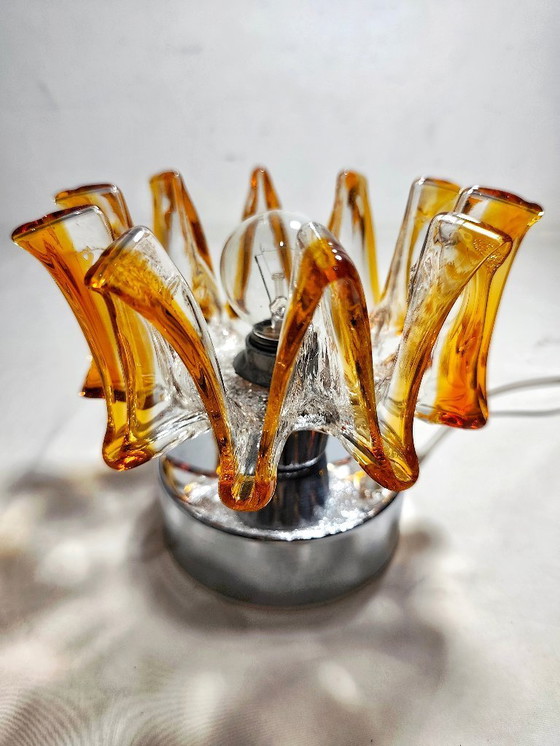 Image 1 of Lampada da tavolo in cristallo. Italia, anni '70.