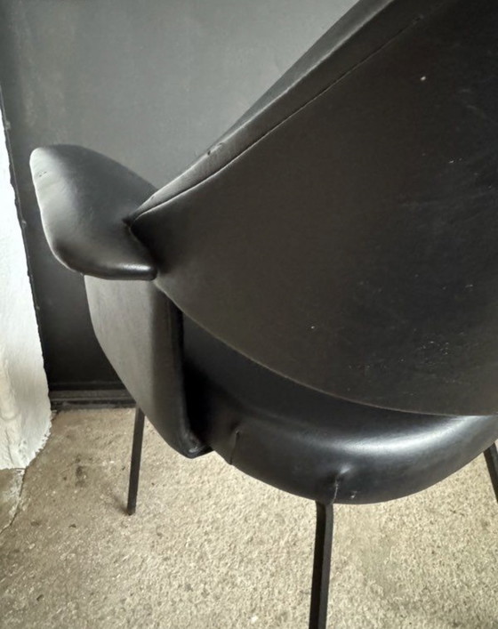 Image 1 of Sillón negro de los años 50