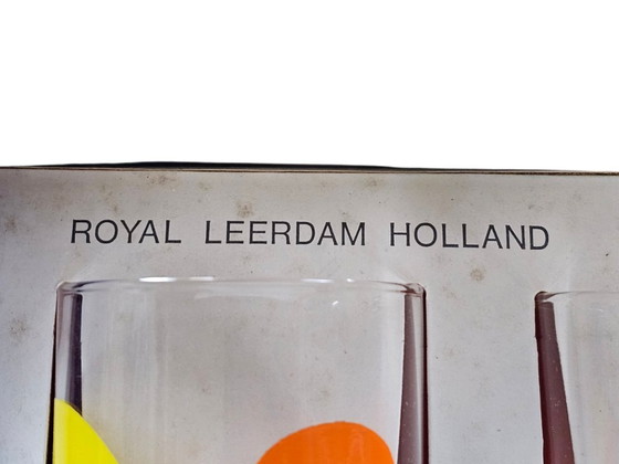 Image 1 of Royal Leerdam - Set (3) bicchieri da long drink - Modello Sirena - Anni '70