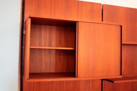 Image 1 of "Urio" modular wall system by Ico and Luisa Parisi for MiM 1957, two-module bookcase, Italy, 1960s