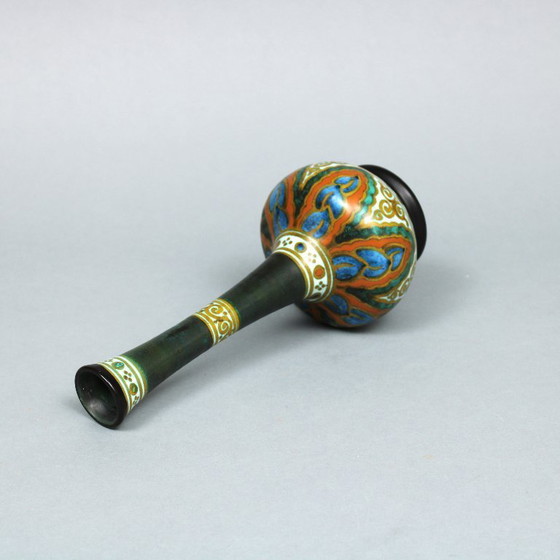 Image 1 of Gouda, South Holland - earthenware pipe vase - Collier decoration - 1920s