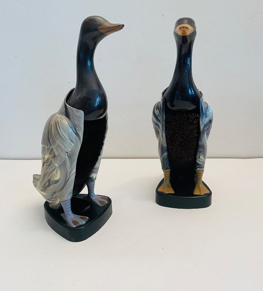 2 Vintage English brushes, as a duck