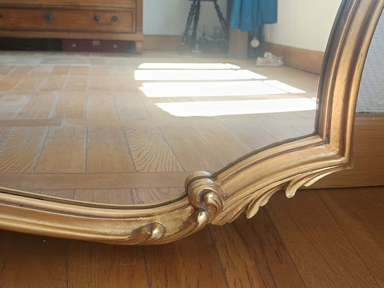 Image 1 of Large Louis XV style giltwood mirror, 166cm