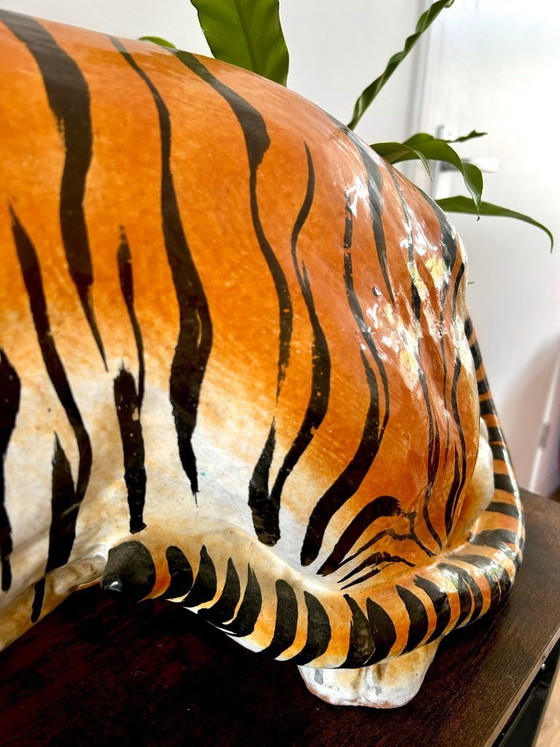 Image 1 of Ceramic tiger statue