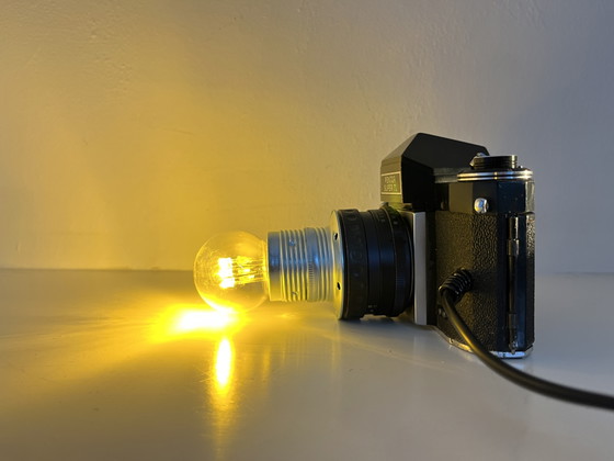 Retro Handmade Camera Light – Lampsmid, Table lamps, Glass, Metal (photo 9 of 11)