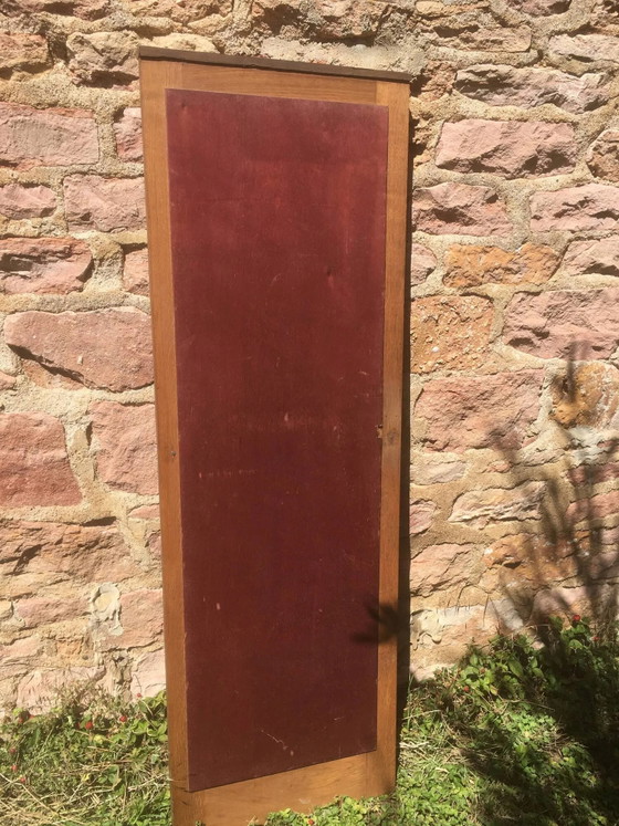 Miroir biseauté cadre en chêne – Laiton (photo 10 of 11)