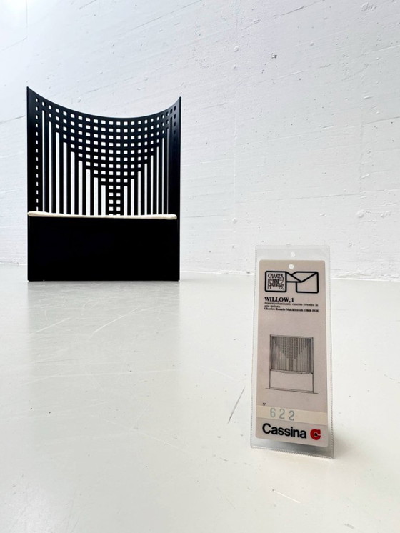 Image 1 of Willow 1 armchair by Charles Rennie Mackintosh for Cassina, 1974s