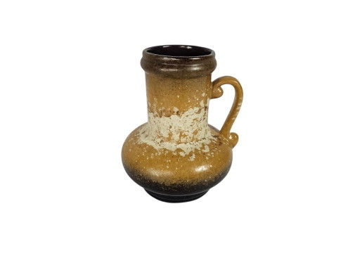 Strehla Keramik - Vintage Vase - Strehla DDR Modell 9012 Fat Lava - Gelb - 60er Jahre – vazen, Ceramic