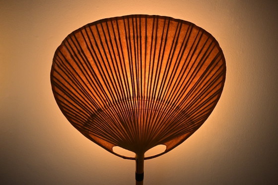Pair of “Uchiwa” Wall Lamps by Ingo Maurer for M Design, 1970s – Wall lights, Paper, Bamboo (photo 6 of 13)