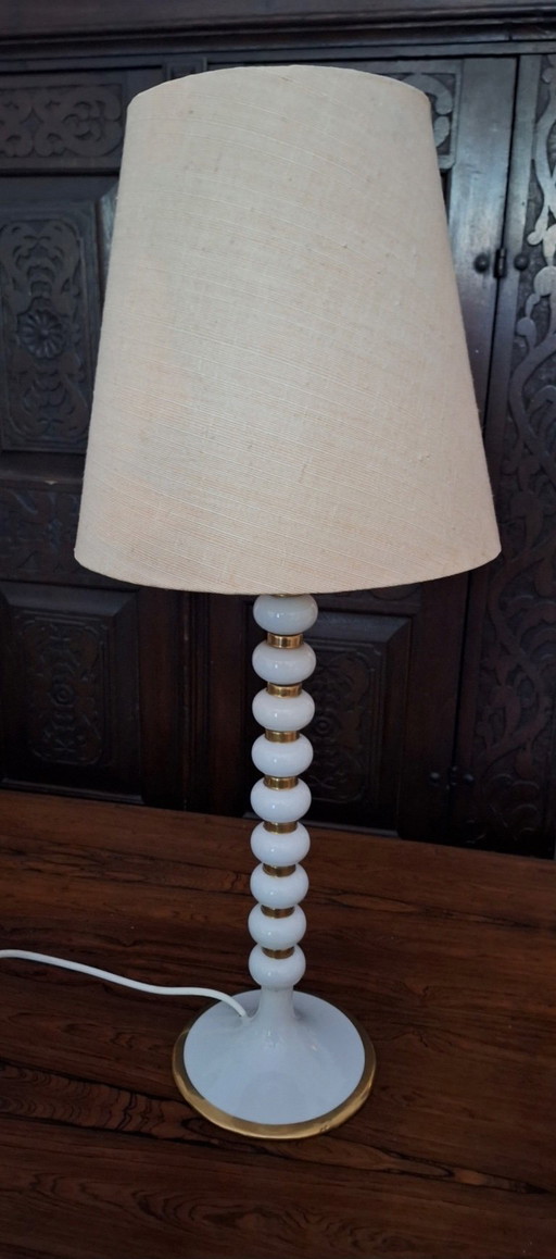 Mid-Century Tall Italian Table Lamp with Stacked Spheres, 1970s – tafellampen, Porcelain