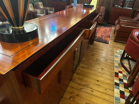 Image 1 of Exklusives Frits Schuitema Sideboard: Akzente aus Bubinga, Ebenholz und Aluminium
