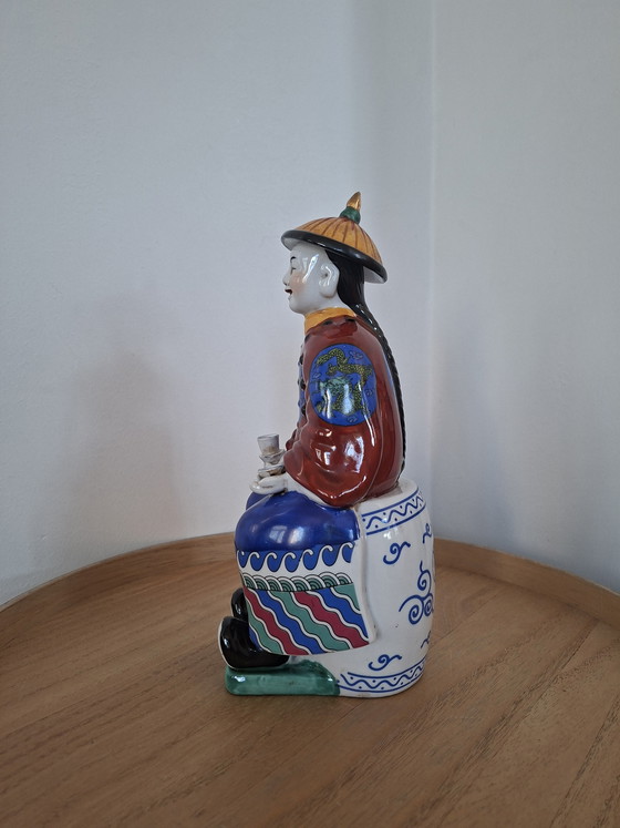 Image 1 of Beautiful Chinese Porcelain Statue - Emperor (28 cm)