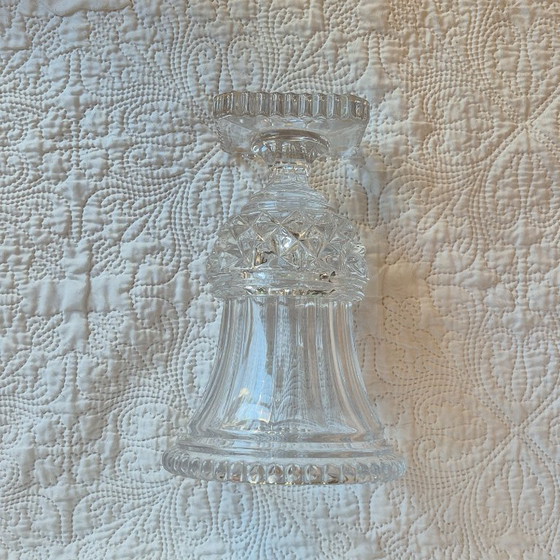 Kristallvase signiert Art Vannes France – Medici-Form – 28 cm – Vasen, Crystal (photo 5 of 12)
