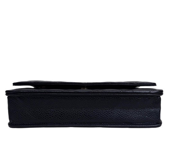 Image 1 of Chanel wallet on chain caviar