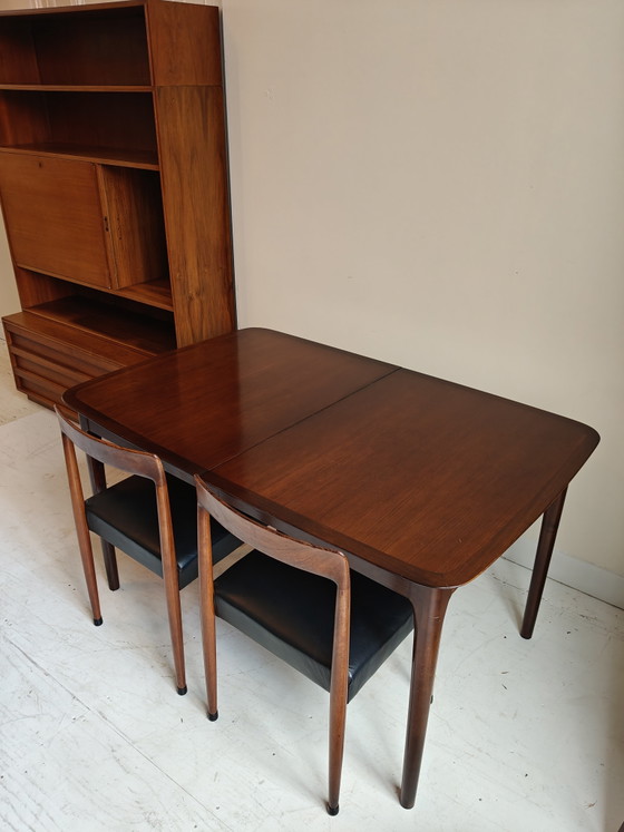 Tavolo da pranzo design vintage Lubke con 4 prolunghe – Tavoli da pranzo, Legno (photo 14 of 15)