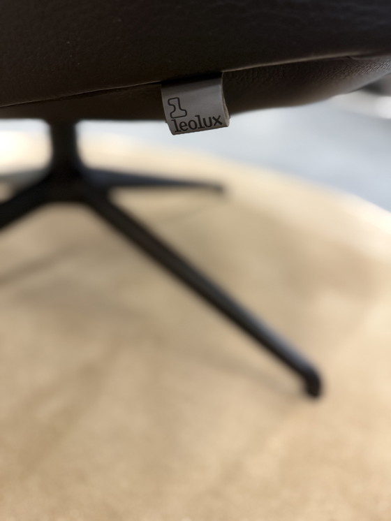 Image 1 of Poltrona Girevole Leolux Lanah Pelle Negev