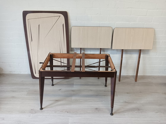 Image 1 of Vintage tafel, uitschuifbaar èn verhoogbaar
