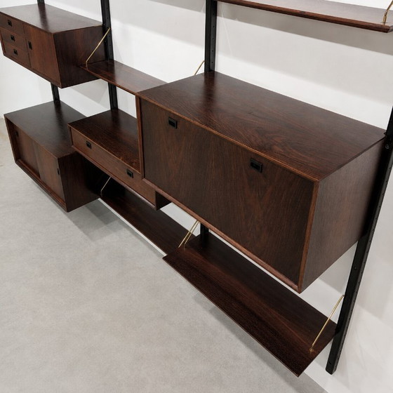 Image 1 of Meuble mural modulaire vintage en palissandre