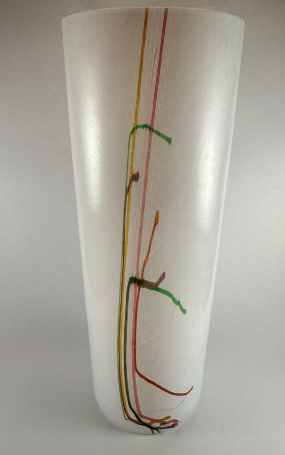 Image 1 of Vintage Kosta Boda 'Rainbow' Vase by Bertil Vallien – Artist Collection