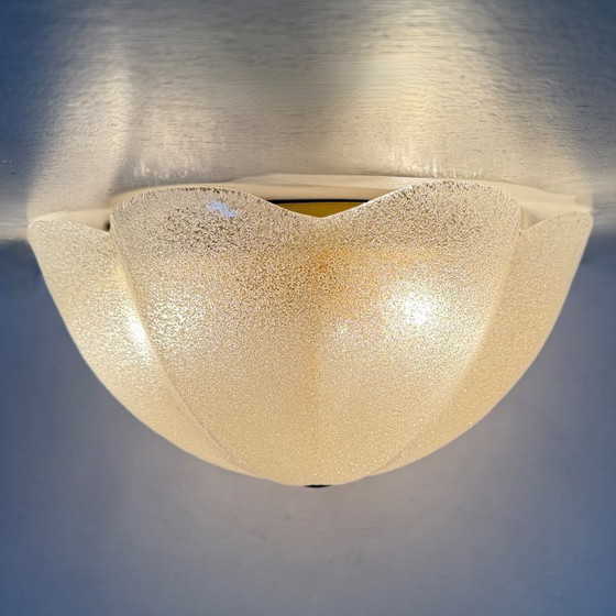 Image 1 of Lampada da soffitto italiana in vetro La Murrina, anni '70