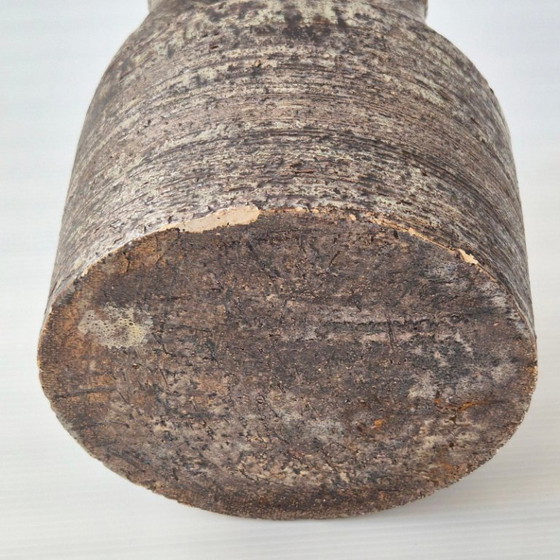 Image 1 of Vintage aardewerk vaas uit de jaren 60, drielobbig, jaren 60, DLG La Borne, Deblander Pouchain