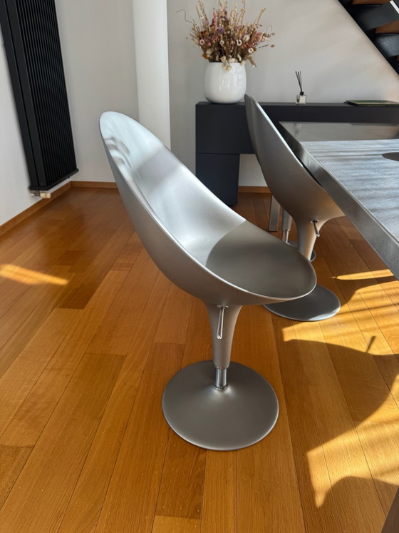 Tavolo da pranzo di design con 6 sedie – Set da pranzo, rvs (photo 3 of 5)