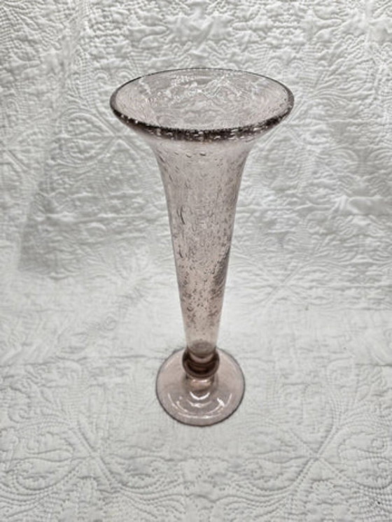 Bubbled Glass Vase, Biot Style (photo 3 of 5)