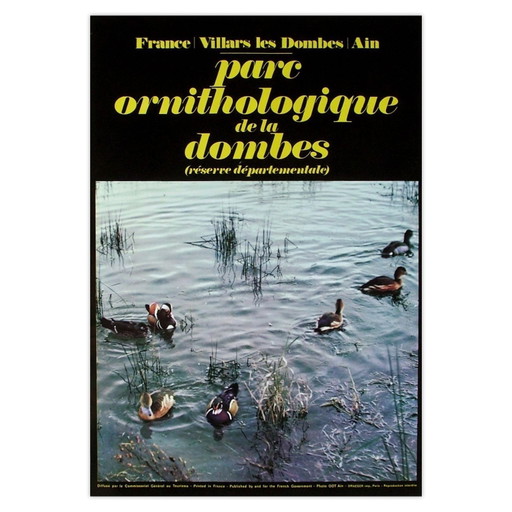 KOLLEKTIVE - DRAEGER TOURISM Dombes Ornithologischer Park - Ain-Plakat 1960