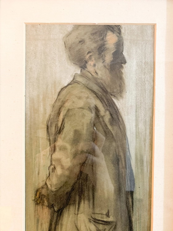 Homme de profil par Rocco Lentini, Peintures et dessins (photo 2 sur 4)