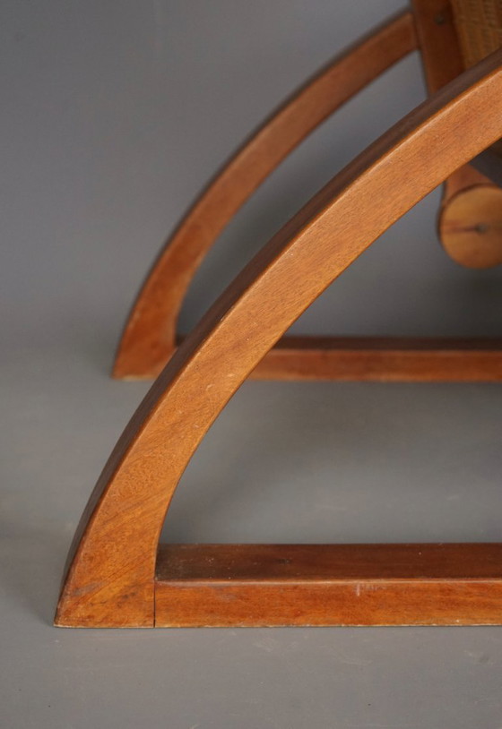 Image 1 of Vintage Lounge Chair and Ottoman by Francis Jourdain, 1920s