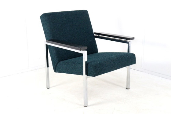 Image 1 of Gijs van der Sluis fauteuil no 30 stoel nieuw gestoffeerd vintage
