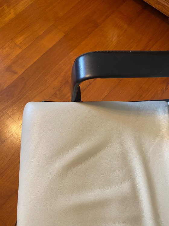 Image 1 of Poltrona Frau Antropovarius Lounge Chair + Ottoman - Ontwerp F.A. Porsche
