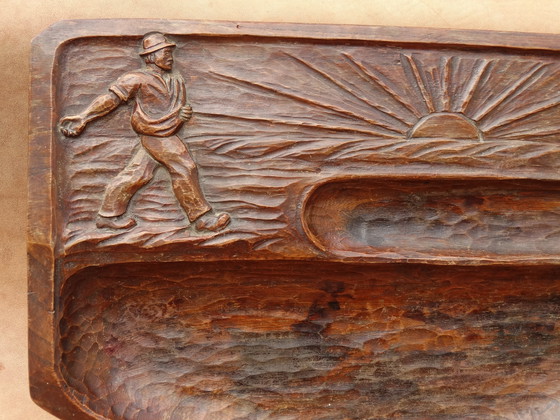 Image 1 of Coupe de bureau, années 1920, mouvement Lebensreform, paysannerie