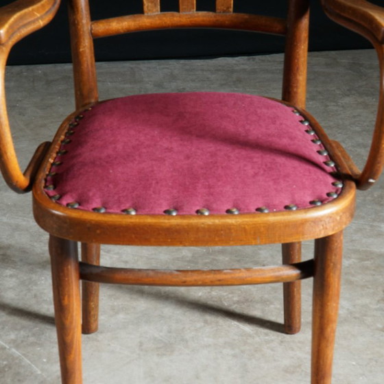 Silla Thonet antigua – década de 1920 – Sillas de oficina, Textile, Metal, Vintage (photo 5 of 6)