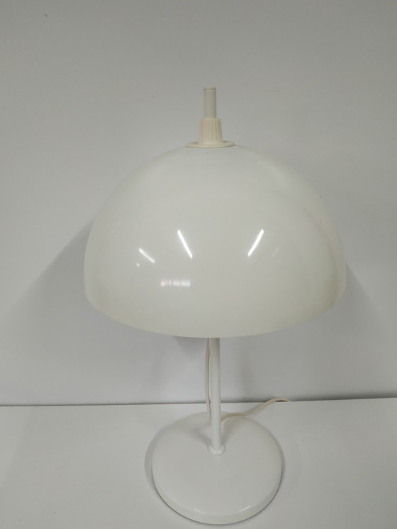 Image 1 of Vintage 1970s adjustable mushroom table lamp (2 spots)